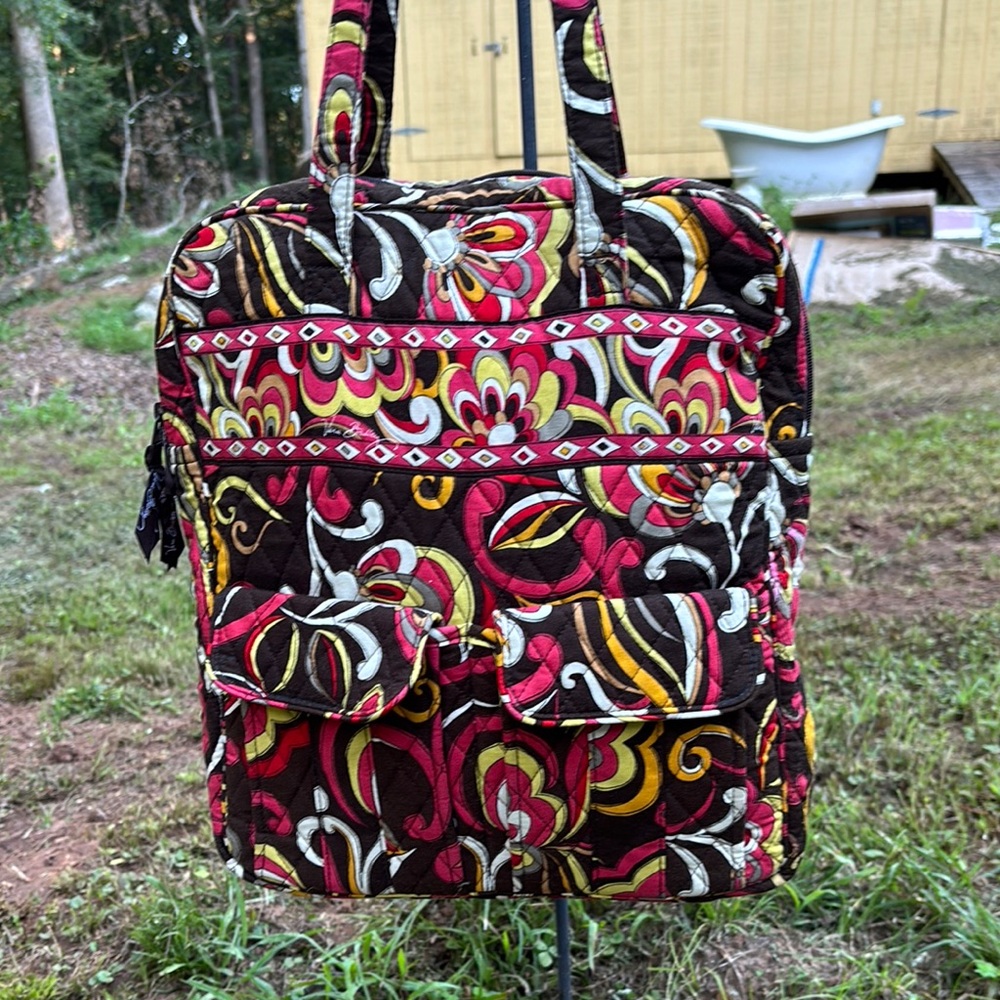 Vera Bradley Multicolor Patterned Backpack - image 3